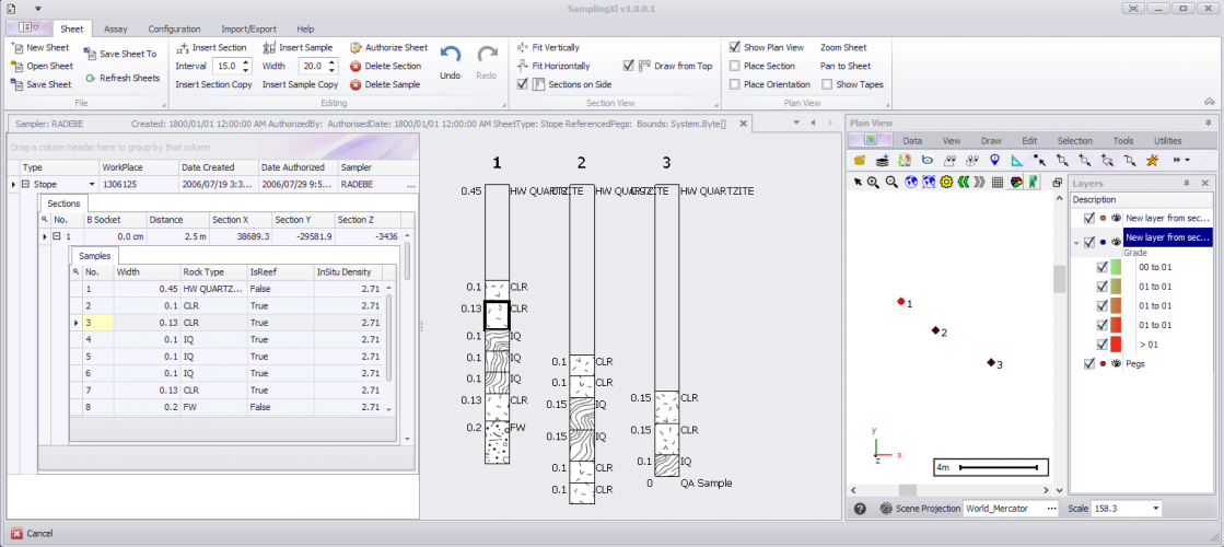 Sample sheet editing